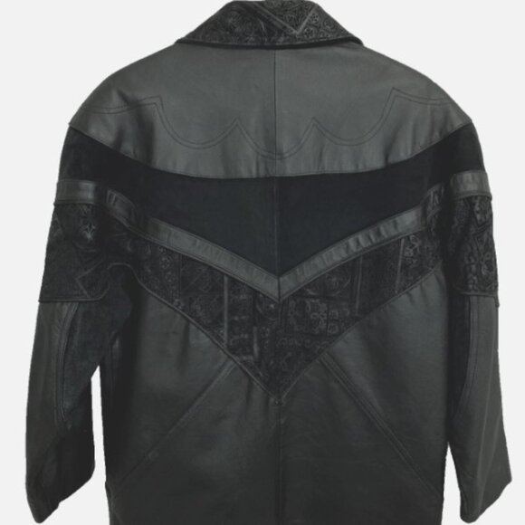 Vintage Preston & York Black Leather Jacket Women’s XS - Picture 3 of 5